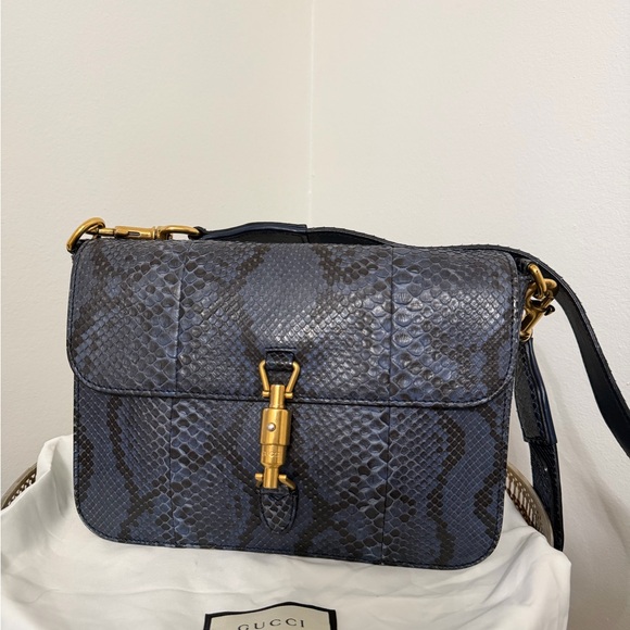 Gucci JACKIE PYTHON MEDIUM BAG - Picture 2 of 16